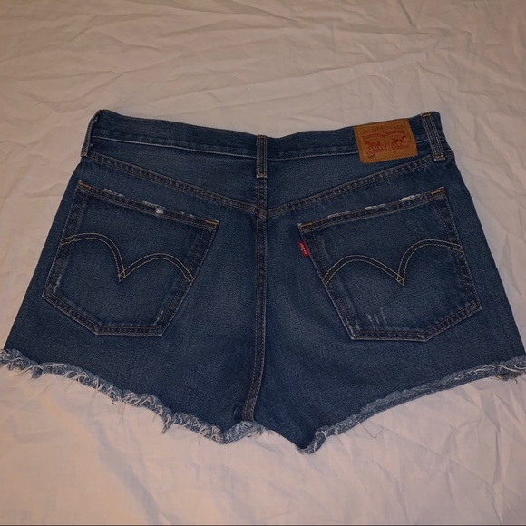 Levi's Pants - Levi’s 501 dark wash high waisted jeans